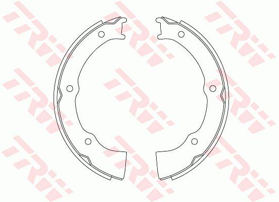 TRW GS8809 Parking brake shoes GS8809: Buy near me in Poland at 2407.PL - Good price!