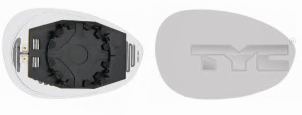 TYC 309-0067-1 Side mirror insert, right 30900671: Buy near me in Poland at 2407.PL - Good price!