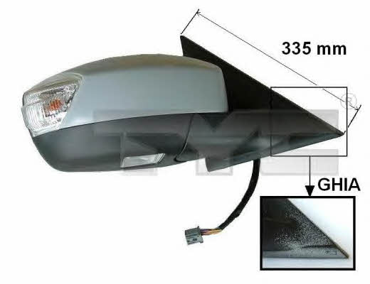 TYC 310-0119 Rearview mirror external right 3100119: Buy near me in Poland at 2407.PL - Good price!