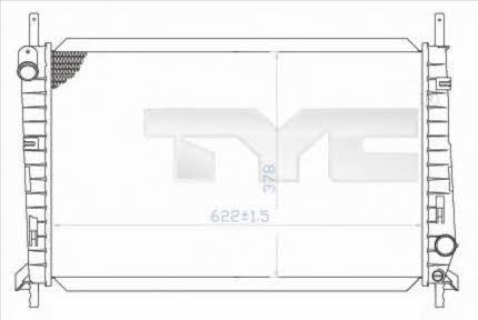 TYC 710-0032 Radiator, engine cooling 7100032: Buy near me in Poland at 2407.PL - Good price!