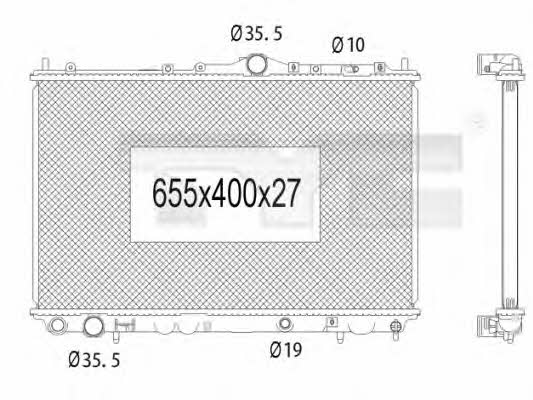 TYC 723-1004 Kühler motorkühlung 7231004: Kaufen Sie zu einem guten Preis in Polen bei 2407.PL!