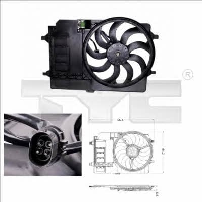 TYC 803-0001 Hub, engine cooling fan wheel 8030001: Buy near me in Poland at 2407.PL - Good price!