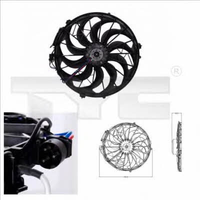 TYC 803-0003 Hub, engine cooling fan wheel 8030003: Buy near me in Poland at 2407.PL - Good price!