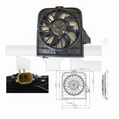 TYC 804-0002 Hub, engine cooling fan wheel 8040002: Buy near me in Poland at 2407.PL - Good price!