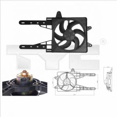 TYC 809-0007 Hub, engine cooling fan wheel 8090007: Buy near me at 2407.PL in Poland at an Affordable price!