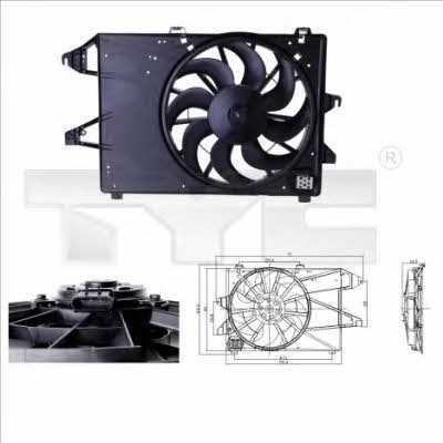 TYC 810-0004 Hub, engine cooling fan wheel 8100004: Buy near me in Poland at 2407.PL - Good price!