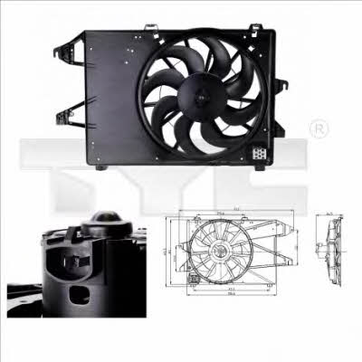 TYC 810-0006 Hub, engine cooling fan wheel 8100006: Buy near me in Poland at 2407.PL - Good price!