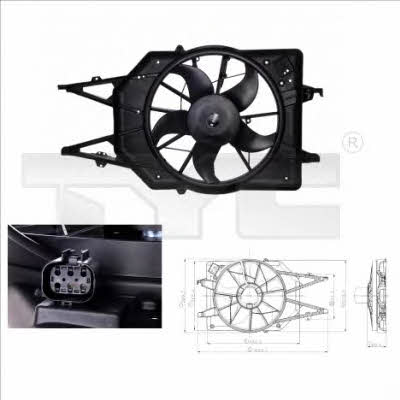 TYC 810-0015 Hub, engine cooling fan wheel 8100015: Buy near me in Poland at 2407.PL - Good price!
