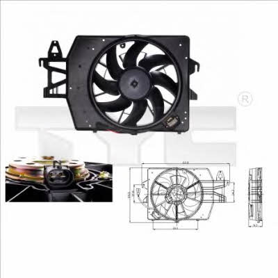 TYC 810-0040 Hub, engine cooling fan wheel 8100040: Buy near me in Poland at 2407.PL - Good price!