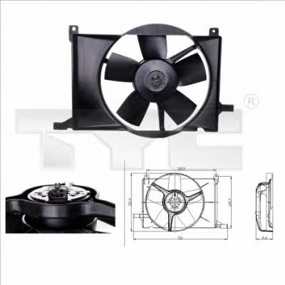 TYC 825-0002 Hub, engine cooling fan wheel 8250002: Buy near me in Poland at 2407.PL - Good price!