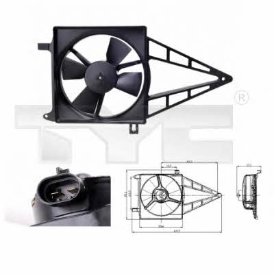 TYC 825-0012 Hub, engine cooling fan wheel 8250012: Buy near me in Poland at 2407.PL - Good price!