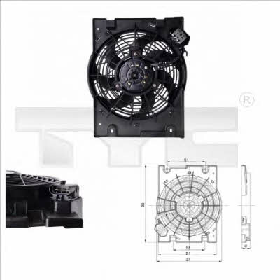 TYC 825-0014 Hub, engine cooling fan wheel 8250014: Buy near me in Poland at 2407.PL - Good price!