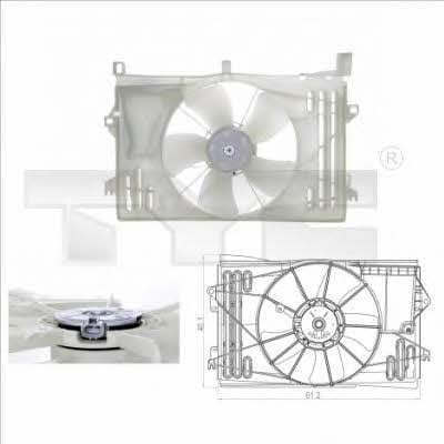 TYC 836-0013 Hub, engine cooling fan wheel 8360013: Buy near me in Poland at 2407.PL - Good price!