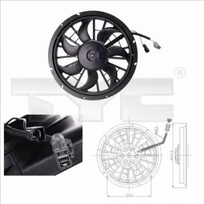 TYC 838-0002 Hub, engine cooling fan wheel 8380002: Buy near me in Poland at 2407.PL - Good price!