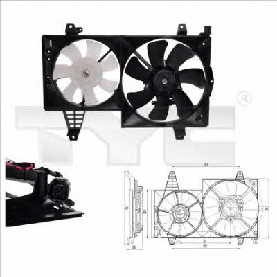 TYC 838-0006 Hub, engine cooling fan wheel 8380006: Buy near me in Poland at 2407.PL - Good price!