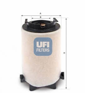 Ufi 27.402.00 Air filter 2740200: Buy near me in Poland at 2407.PL - Good price!