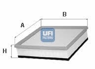 Ufi 30.540.00 Air filter 3054000: Buy near me in Poland at 2407.PL - Good price!