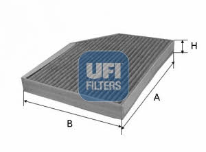 Ufi 54.222.00 Activated Carbon Cabin Filter 5422200: Buy near me in Poland at 2407.PL - Good price!