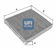 Ufi 54.224.00 Activated Carbon Cabin Filter 5422400: Buy near me at 2407.PL in Poland at an Affordable price!