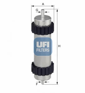 Ufi 31.946.00 Fuel filter 3194600: Buy near me in Poland at 2407.PL - Good price!