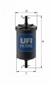 Ufi 31.948.00 Fuel filter 3194800: Buy near me in Poland at 2407.PL - Good price!