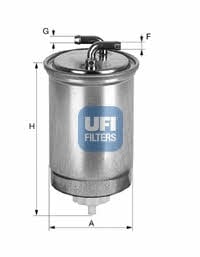 Ufi 24.435.00 Fuel filter 2443500: Buy near me in Poland at 2407.PL - Good price!