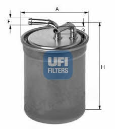 Ufi 24.437.00 Filtr paliwa 2443700: Dobra cena w Polsce na 2407.PL - Kup Teraz!