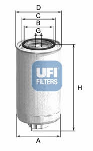 Ufi 24.999.01 Fuel filter 2499901: Buy near me at 2407.PL in Poland at an Affordable price!