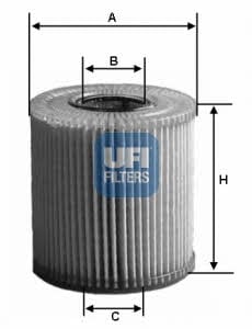 Ufi 25.029.00 Oil Filter 2502900: Buy near me at 2407.PL in Poland at an Affordable price!