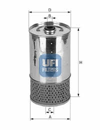 Ufi 25.499.01 Filtr oleju 2549901: Atrakcyjna cena w Polsce na 2407.PL - Zamów teraz!