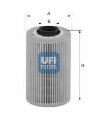 Ufi 26.018.00 Fuel filter 2601800: Buy near me in Poland at 2407.PL - Good price!
