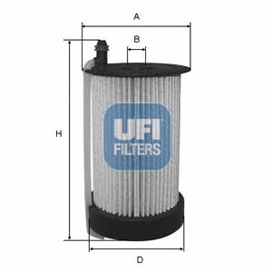 Ufi 26.031.00 Fuel filter 2603100: Buy near me at 2407.PL in Poland at an Affordable price!