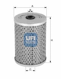 Ufi 26.604.00 Fuel filter 2660400: Buy near me in Poland at 2407.PL - Good price!