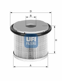 Ufi 26.676.00 Fuel filter 2667600: Buy near me in Poland at 2407.PL - Good price!