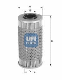 Ufi 26.687.00 Fuel filter 2668700: Buy near me in Poland at 2407.PL - Good price!