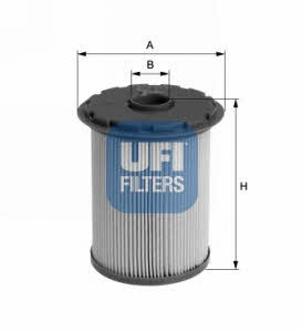 Ufi 26.693.00 Fuel filter 2669300: Buy near me at 2407.PL in Poland at an Affordable price!