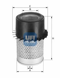 Ufi 27.137.00 Air filter 2713700: Buy near me in Poland at 2407.PL - Good price!