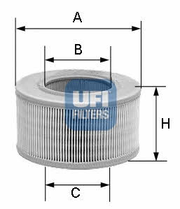 Ufi 27.176.00 Air filter 2717600: Buy near me in Poland at 2407.PL - Good price!