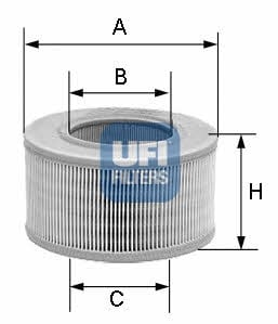 Ufi 27.177.00 Air filter 2717700: Buy near me in Poland at 2407.PL - Good price!