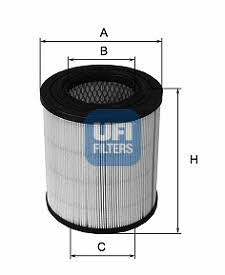 Ufi 27.271.00 Повітряний фільтр 2727100: Купити у Польщі - Добра ціна на 2407.PL!