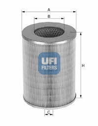 Ufi 27.386.00 Air filter 2738600: Buy near me in Poland at 2407.PL - Good price!