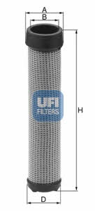 Ufi 27.430.00 Air filter 2743000: Buy near me in Poland at 2407.PL - Good price!