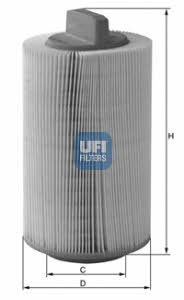 Ufi 27.486.00 Air filter 2748600: Buy near me in Poland at 2407.PL - Good price!