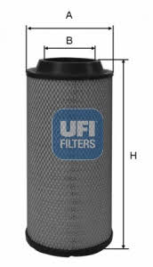 Ufi 27.506.00 Air filter 2750600: Buy near me in Poland at 2407.PL - Good price!