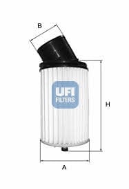 Ufi 27.523.00 Air filter 2752300: Buy near me in Poland at 2407.PL - Good price!