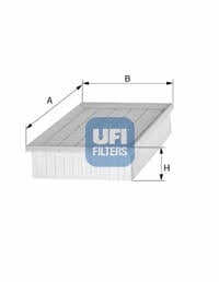 Ufi 30.004.00 Air filter 3000400: Buy near me in Poland at 2407.PL - Good price!