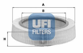 Ufi 30.005.00 Air filter 3000500: Buy near me in Poland at 2407.PL - Good price!