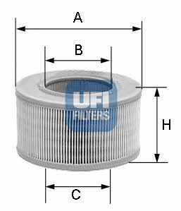 Повітряний фільтр Ufi 30.038.01