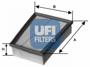 Ufi 30.147.00 Air filter 3014700: Buy near me at 2407.PL in Poland at an Affordable price!