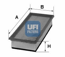 Ufi 30.233.00 Filtr powietrza 3023300: Dobra cena w Polsce na 2407.PL - Kup Teraz!